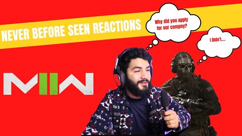 NEW reaction in the MIDDLE of Interview (Pre warzone content)