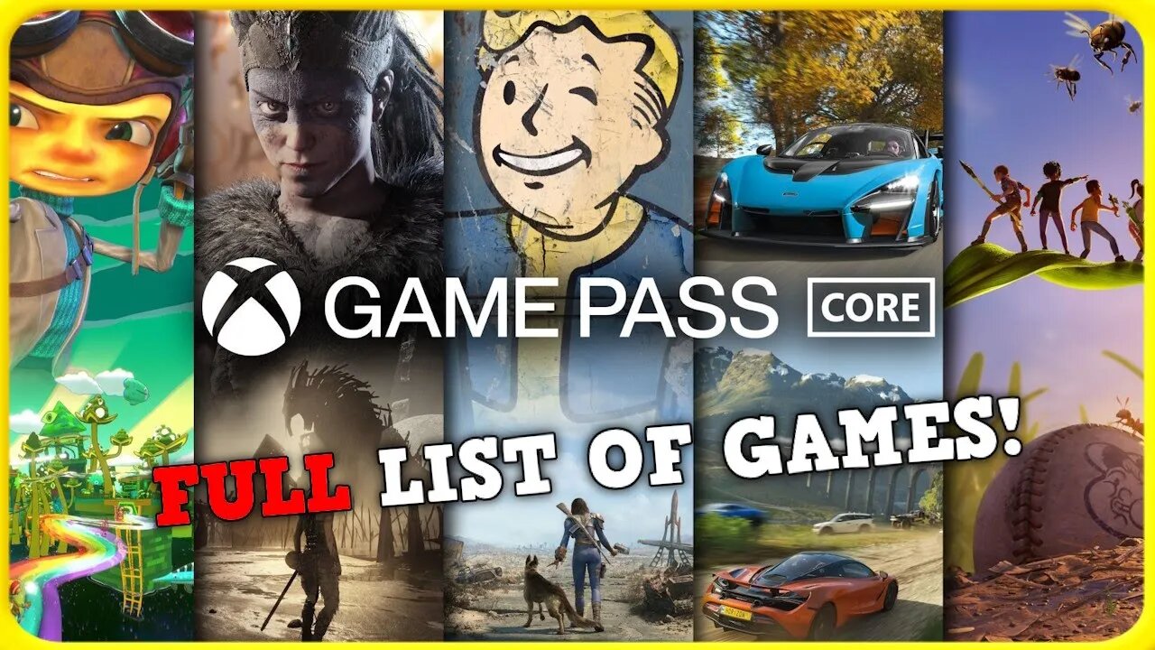 Game Pass Core Full Launch Title List