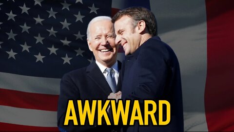 Biden's AWKWARD Meeting with MACRON while "NOT TAKING SIDES" on CHINA