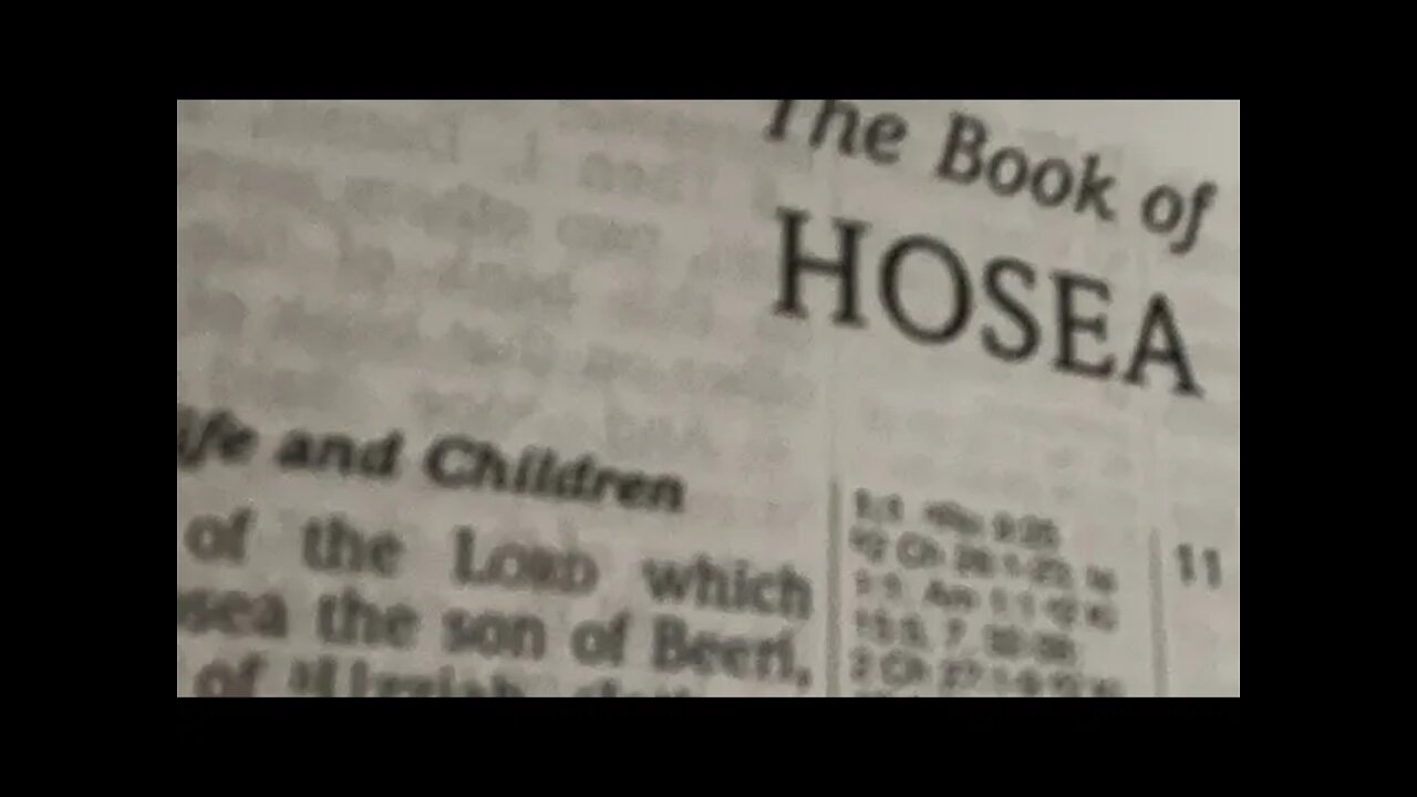 Hosea 5:1-6:3