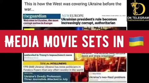 MOVIE SETS IN UKRAINE - MEDIA LIES EXPOSED