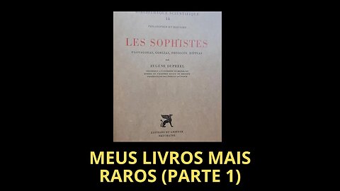MEUS LIVROS MAIS RAROS (Parte 1)