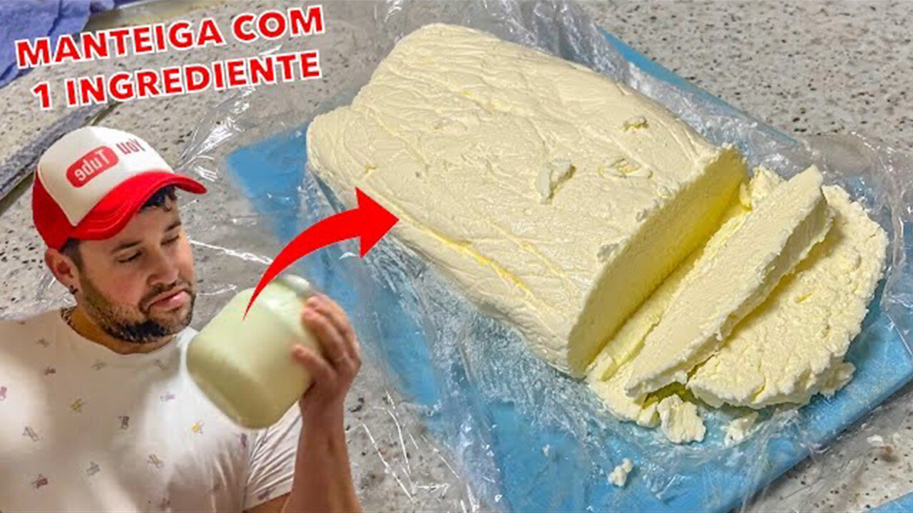 PARE DE COMPRAR MANTEIGA! APENAS 1 INGREDIENTE É NECESSÁRIO! Faça você mesmo