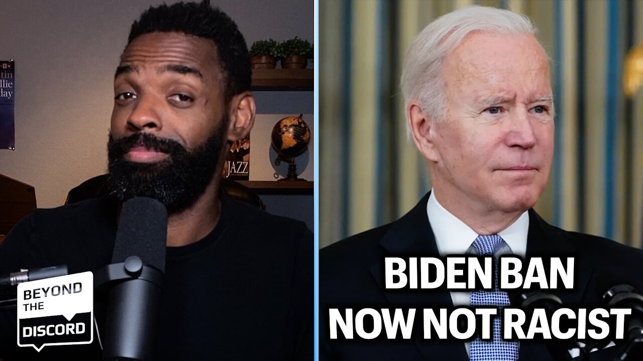 Biden's travel ban isn't racist but Trump's was according to the Democrats