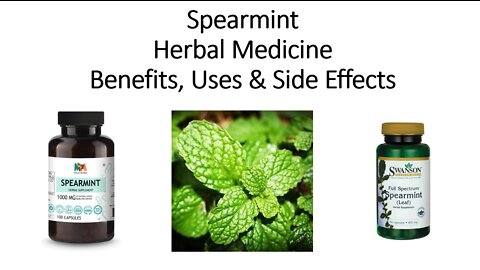 Spearmint Herbal Medicine Benefits, Uses & Side Effects