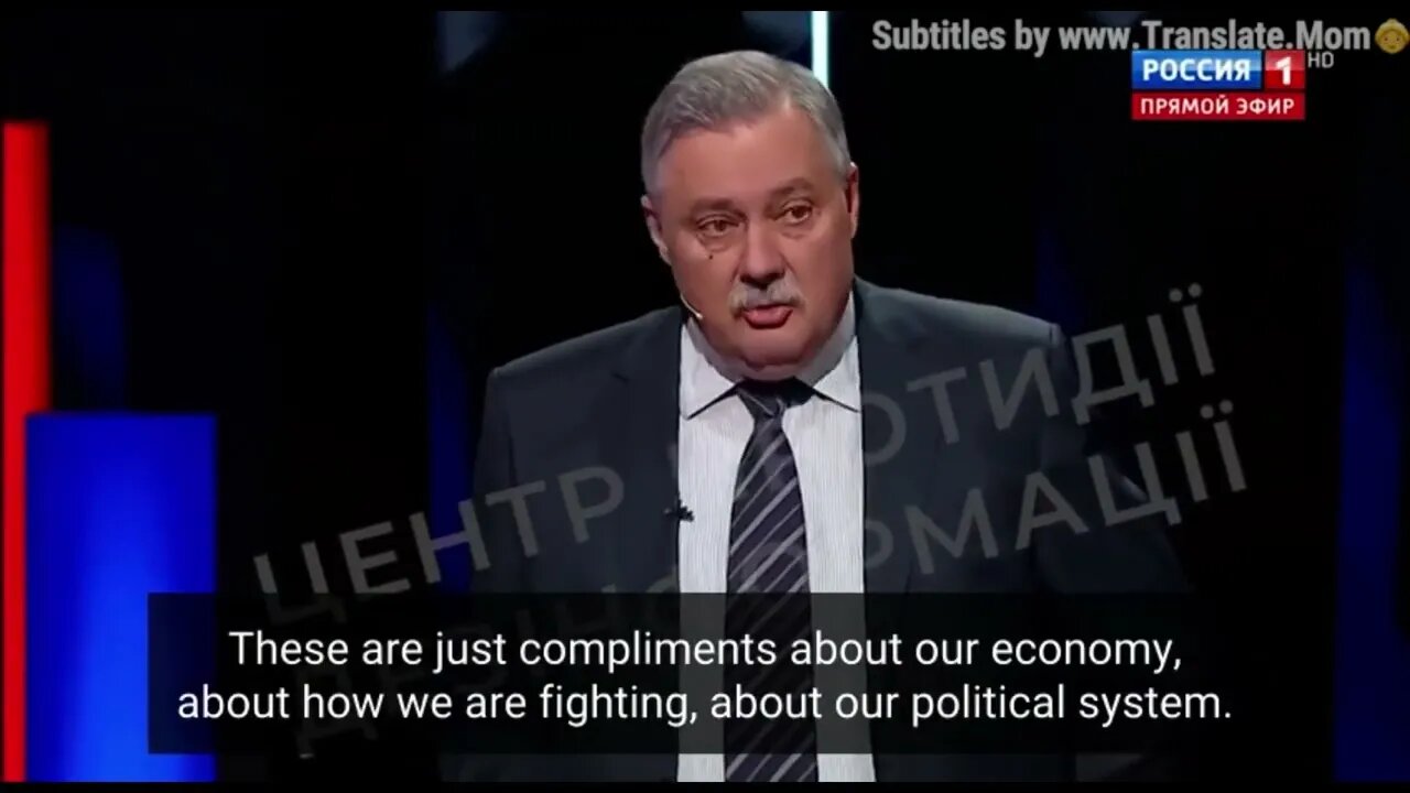 Russian propagandist Eustafiev is paranoid because Russia is allegedly praised by enemies.