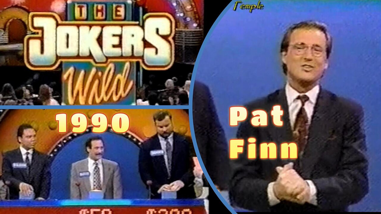 Pat Finn | The Joker's Wild (1990) | Frank David Dennis | Full Episode | Game Shows