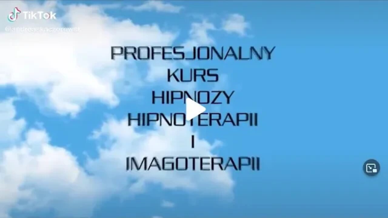 HIPNOZA I HIPNOTERAPIA W IMAGOTERAPI WEDŁUG METODY,,KACZOROWSKI & DANIŁOW,, KURSY I SZKOLENIA TV LEO