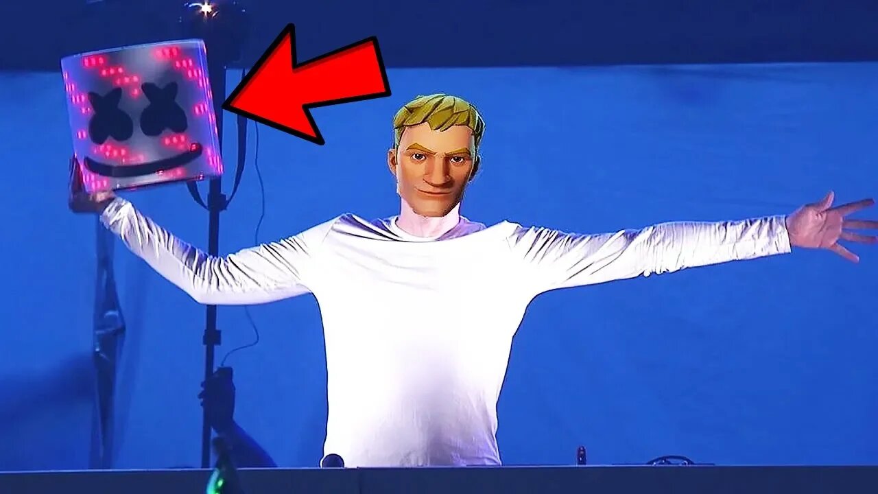 Marshmello skin face reveal | Fortnite Battle Royale