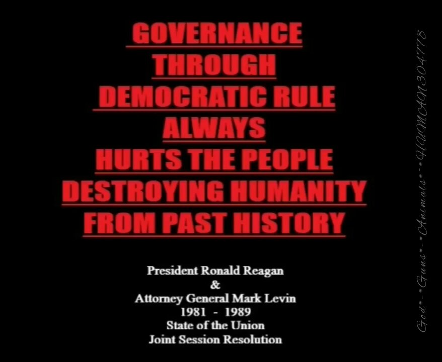 President Reagan & AG Mark Levin