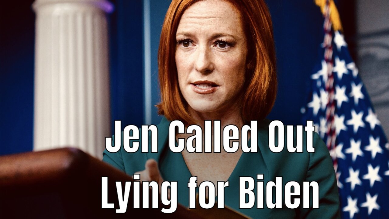 Jen Psaki was just CALLED OUT for defending Biden's lie about Hunter Biden’s LAPTOP from Hell 🔥