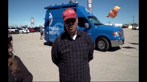 President Trump visits the Border Wall. Supporters in Calexico, California April 4, 2019