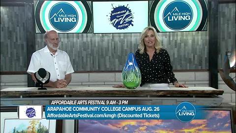 The Affordable Arts Festival will be taking place this Sunday at the Arapahoe Community College campus from 9AM - 3PM!