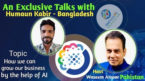 #ONPASSIVE,An Exclusive Talks with Humayun Kabir-Bangladesh,Host: Waseem Anwar-Pakistan