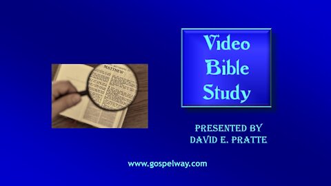 Video Bible Study: Book of Amos - 1