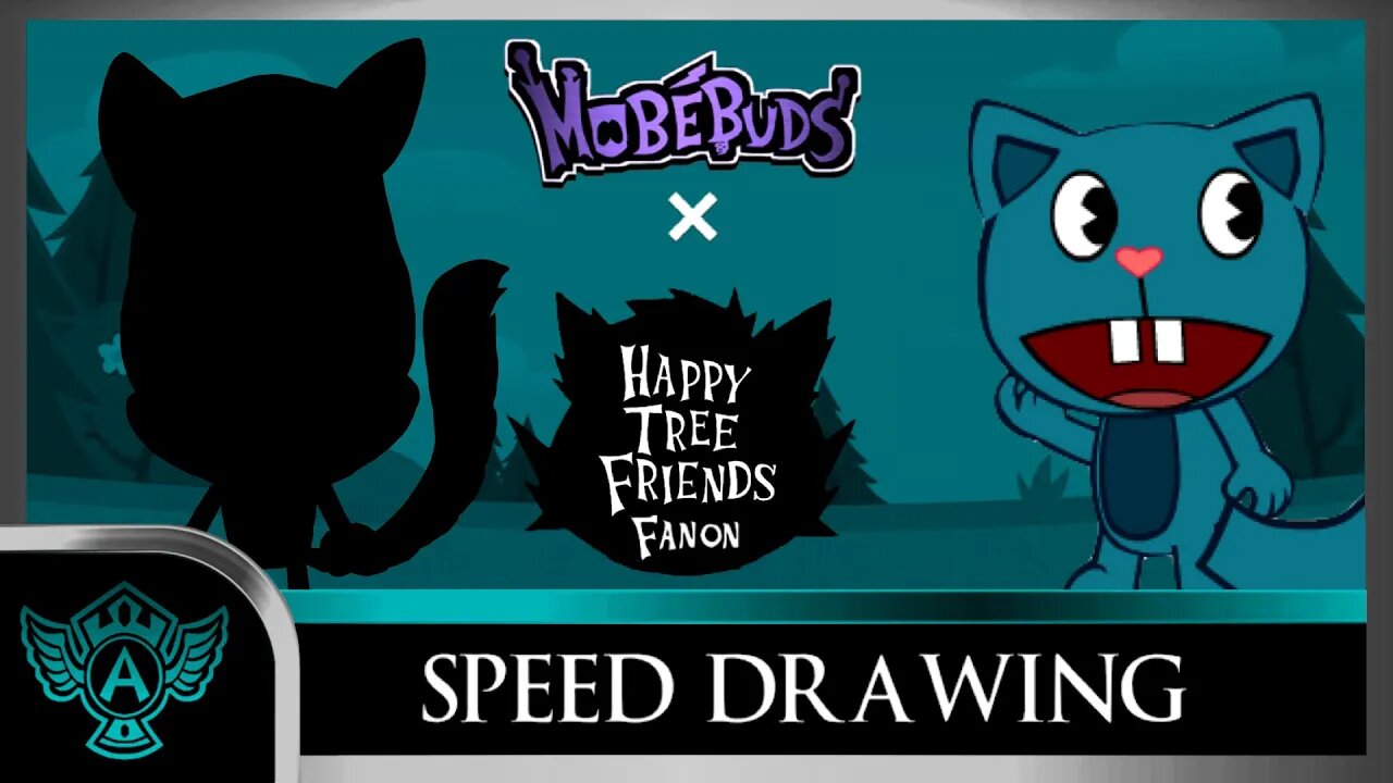 Speed Drawing: Happy Tree Friends Fanon - Aberham | Mobebuds Style