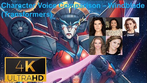 Character Voice Comparison - Windblade (Transformers)