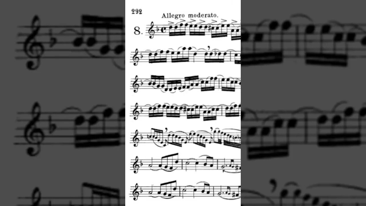 ARBAN 14 Characteristics Studies [08 - Allegro Moderato] - (Full with Piano accompaniment)