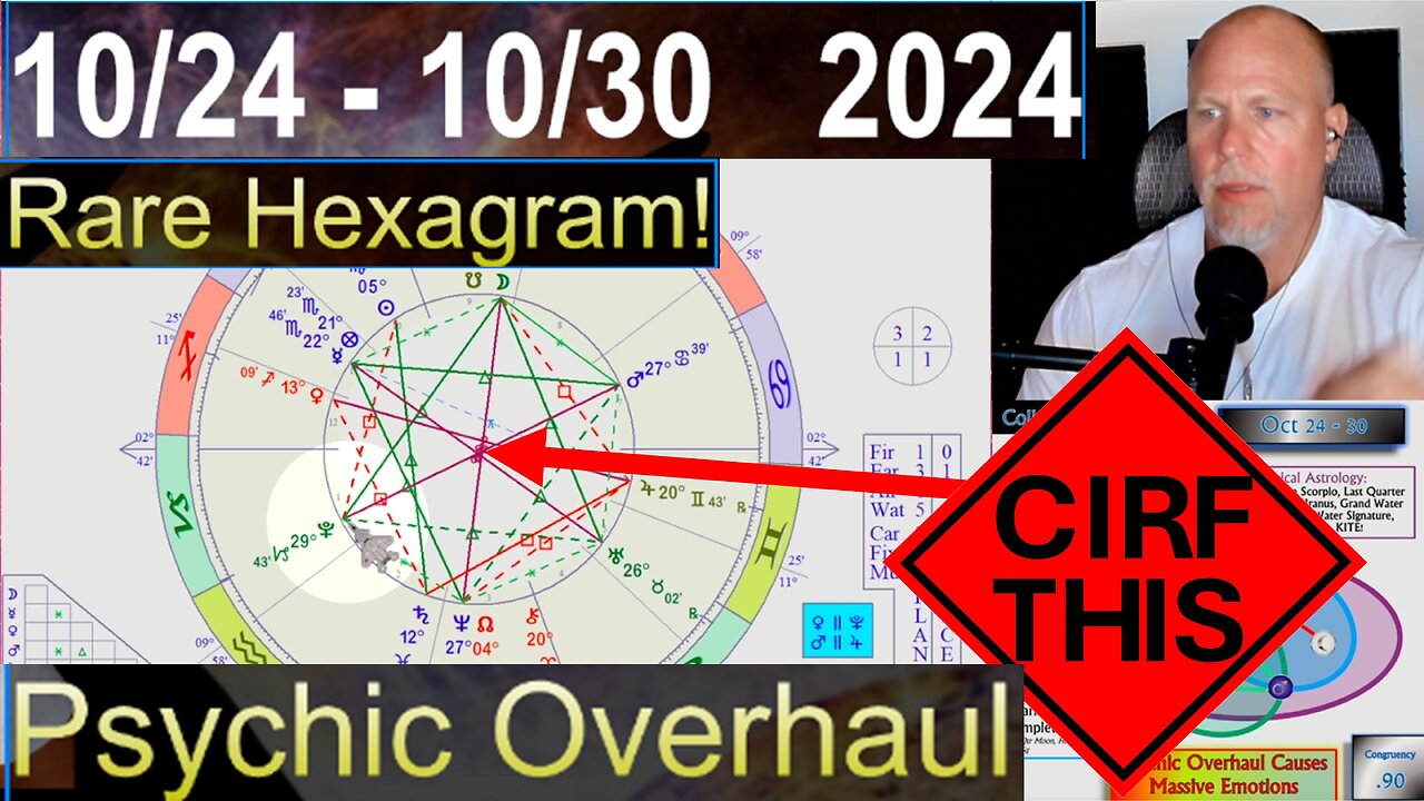 Psychic Overhaul and a Rare Hexagram!! CIRF #428: 10/24 - 10/30 2024