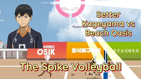 The Spike Volleyball - Setter Kageyama vs Oasis In Challenge Mode Stage 4