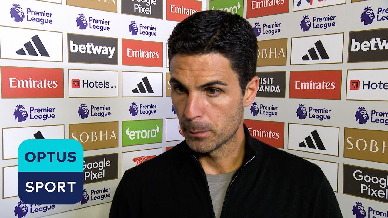 'The referee changed the game completely' Mikel Arteta speaks on Declan Rice's red card v Brighton