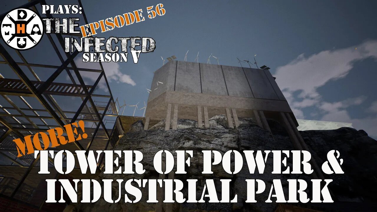 More Work On The Tower Of Power And Industrial Park! Tree Regrowth! The Infected Gameplay S5EP56