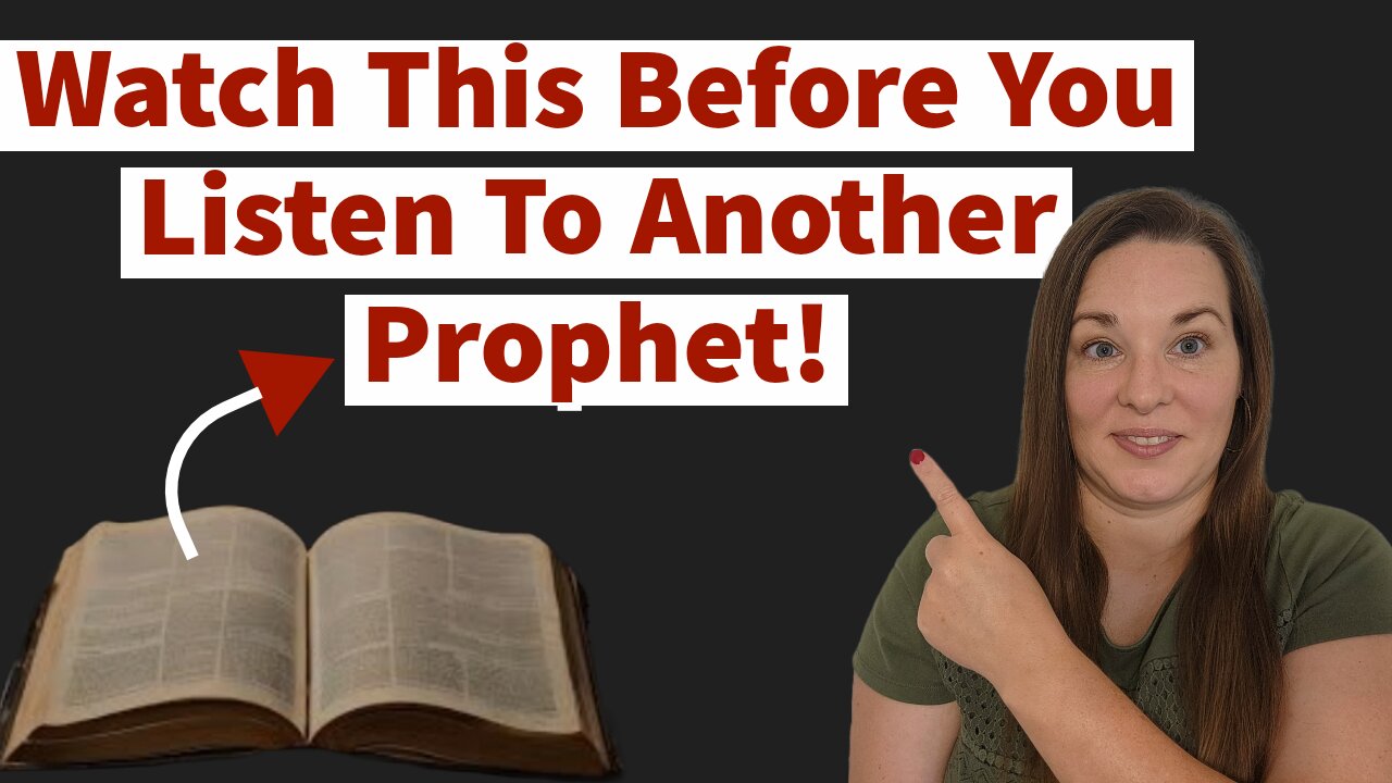 Serious Warning About Listening to Today's Prophets! 🤯