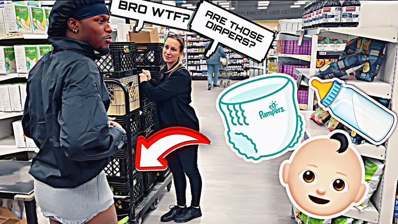 Getting Pantsed In Public With a Diaper On...