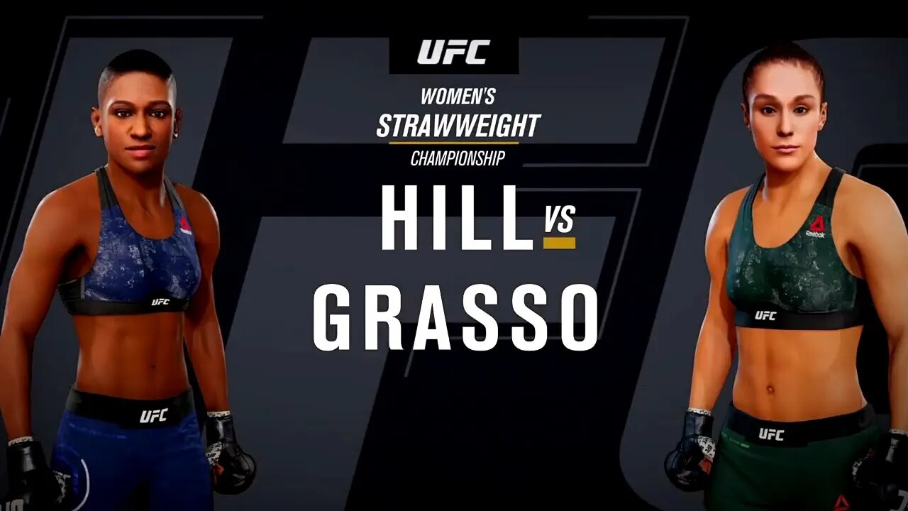 EA Sports UFC 3 Gameplay Alexa Grasso vs Angela Hill