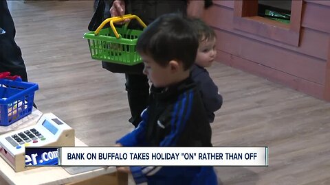 Taking the holiday "on" instead of off for some Bank on Buffalo employees
