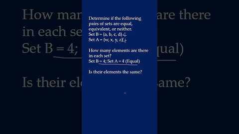 Equal and Equivalent Sets - Tagalog