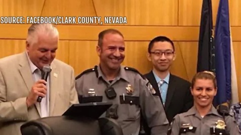 2 Nevada Highway Patrol troopers honored at Clark County Commission meeting