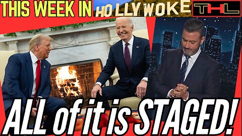 This Week in HOLLYWOKE | Kimmel CRIES on Command while Trump & Biden are SUDDENLY Friendly?