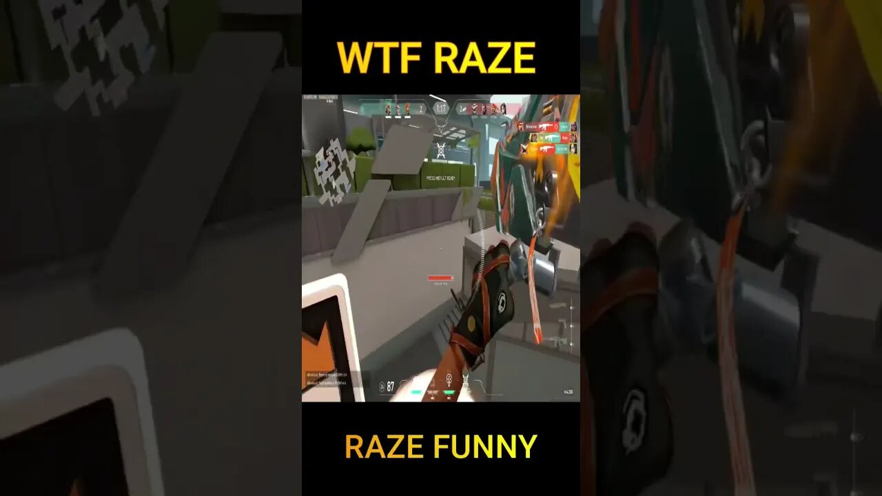 😂😂 RAZE FUNNY MOVEMENT 😂 #valorantshorts #valorant #shorts #shortvideo #ytshorts #shortsfeed