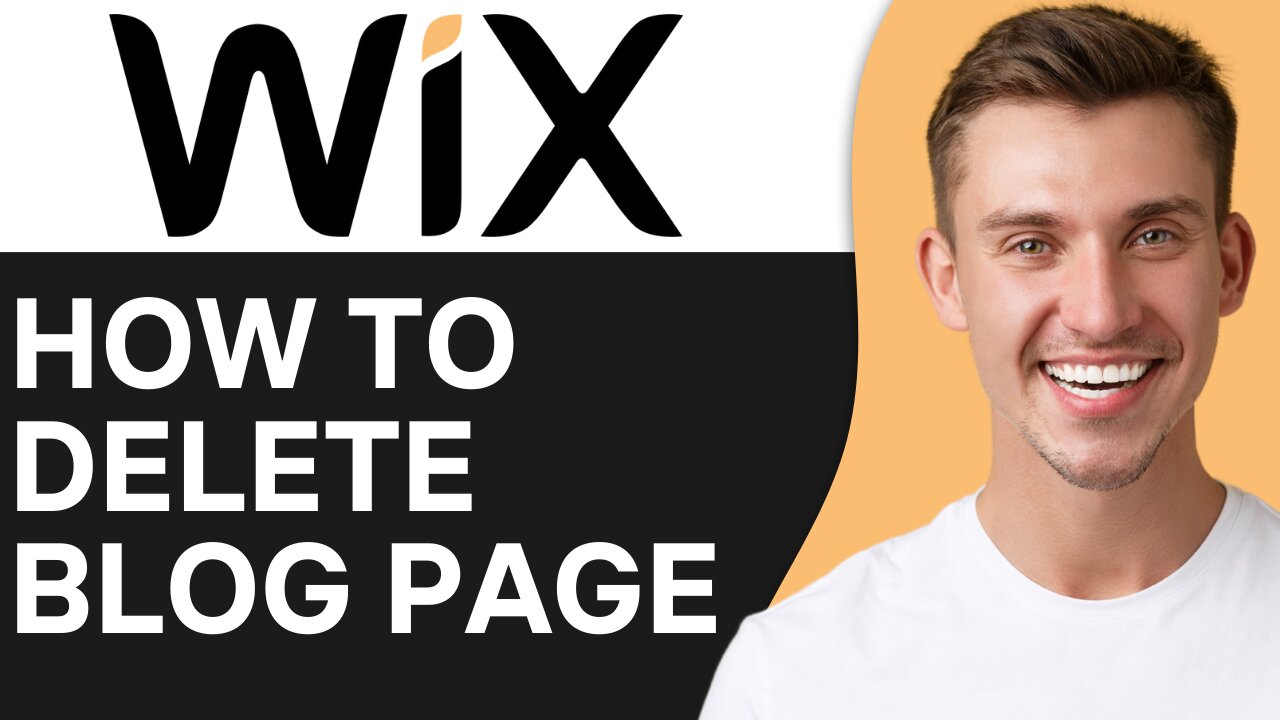 HOW TO DELETE BLOG PAGE ON WIX