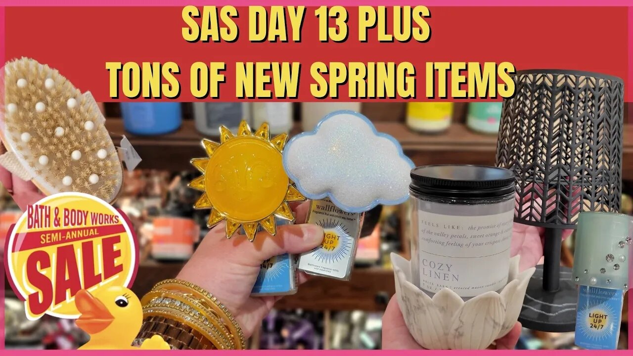 Bath & Body Works | SAS DAY 13 | ALL NEW SPRING ITEMS | WOW LOVE IT | #bathandbodyworks #sas