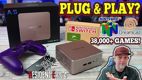 Plug & Play Gaming Build Off Amazon! Geekom A5 Mini Pc With 2TB Playnite Drive TEST!