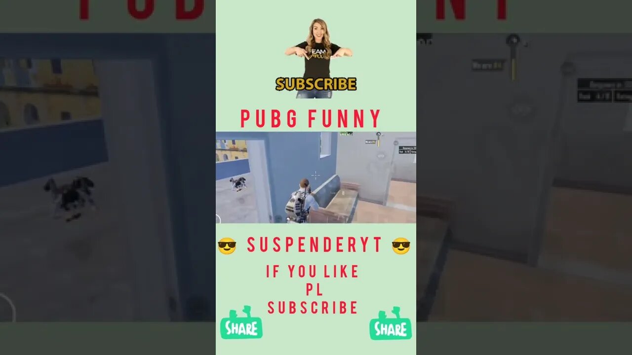 @SUSPENDERYT PUBG FUNNY MOMENTS #funny #short #PUBGMVIP #pubgmobile #viral #shortvideo #shorts