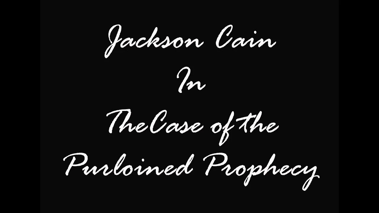 Teaser: The Case of the Purloined Prophecy