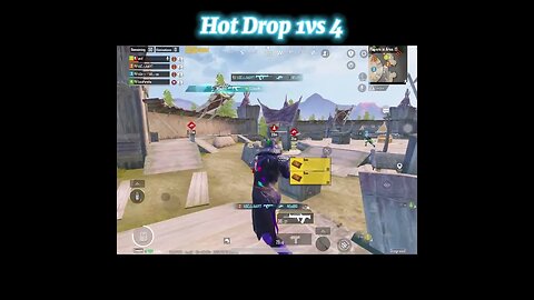 Hot Drop 1 vs 4 #lgcadilyt #shorts #pubgmobile #youtubeshorts