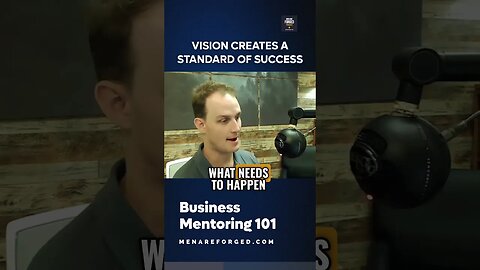 Vision Creates a Standard of Success | @cartwright.morris #businessmentoring