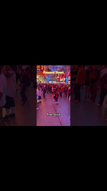 Free Style Dance Steps - C Walk - FREMONT St
