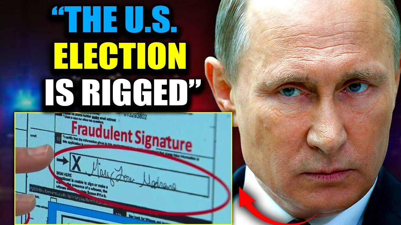 Putin Releases 4,000 Page Report Exposing How Elites Have Rigged 2024 Us Election - Nov 1.