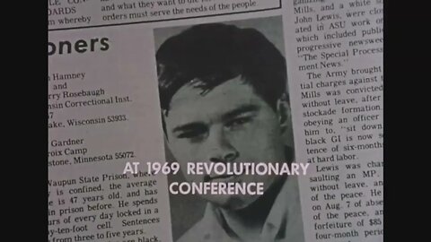 Andy Stapp, American Serviceman's Union, Black Panther Anti-Fascism Conference, 1969