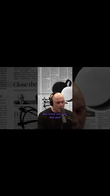 Why Joe Rogan doesn't read articles about himself - Jordan Peterson
