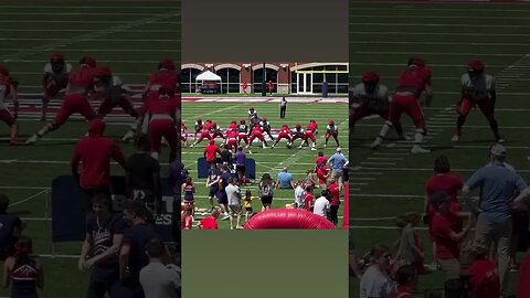 LIBERTY FLAMES FOOTBALL SPRING GAME🔥#americanfootball #libertyflames #youtubeshorts #lynchburgva