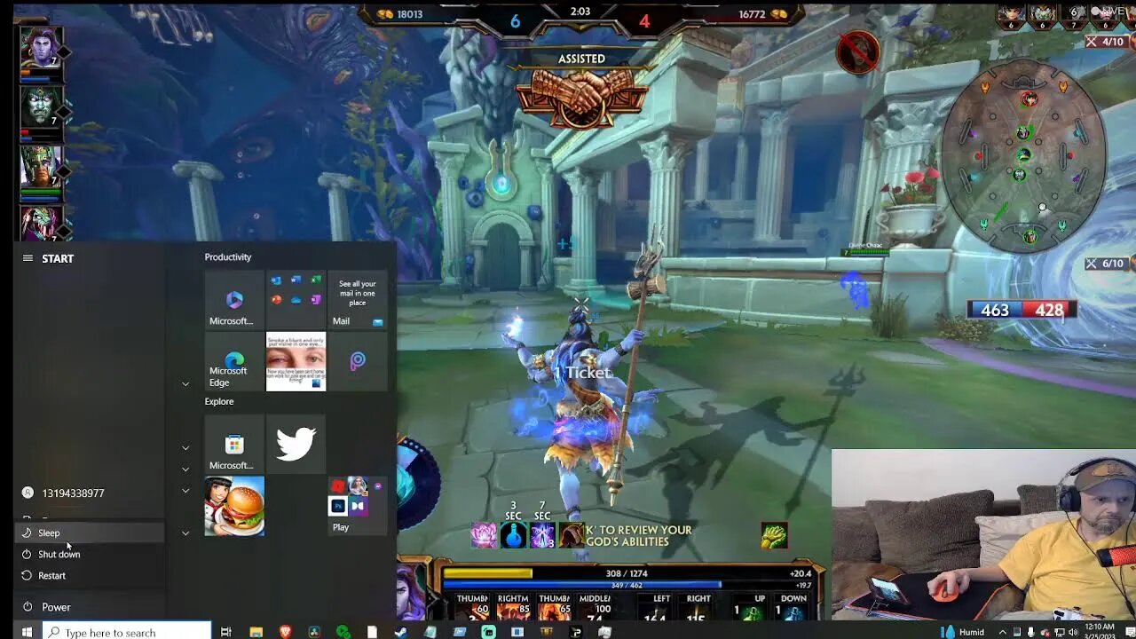 YMIR and watch me play SMITE!!!