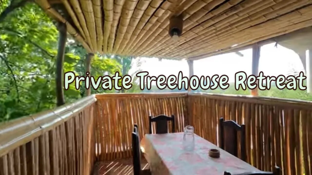 Staying in a Treehouse in Martvili, Georgia for 11 USD a night