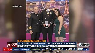 Clark County firefighters receive medals