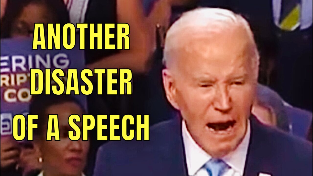 More Slurring and Confusion for JOE BIDEN during his latest speech 🤦‍♂️